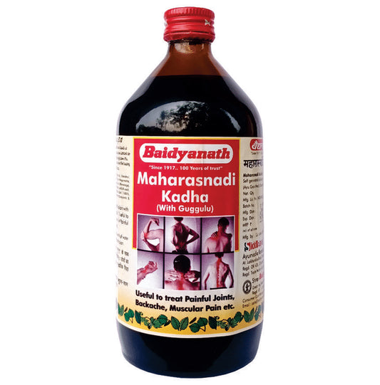 Baidyanath (Nagpur) Maharasnadi Kadha (with Guggulu) | For Joint Pain, Backache & Muscular Pain - Classic Derma