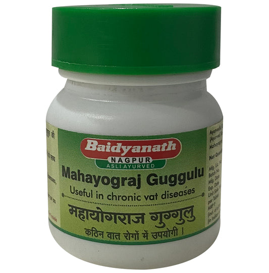 Baidyanath (Nagpur) Mahayograj Guggulu Tablet for Vata Ailments - Classic Derma