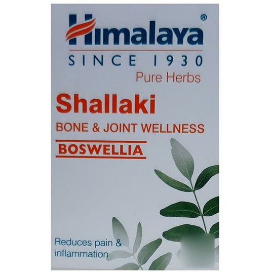 Himalaya Wellness Pure Herbs Shallaki Bone & Joint Wellness Tablet | Reduces Pain & Inflammation - Classic Derma