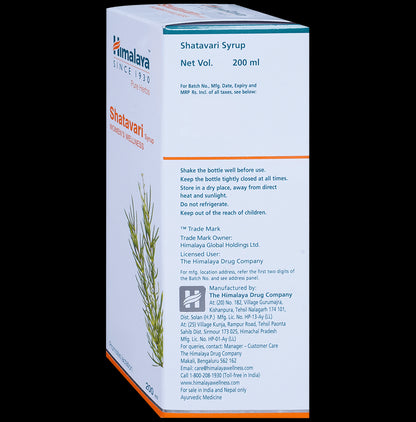 Himalaya Wellness Pure Herbs Shatavari Women's Wellness Syrup