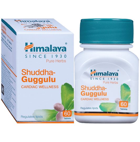 Himalaya Wellness Pure Herbs Shuddha Guggulu Cardiac Wellness Tablet - Classic Derma