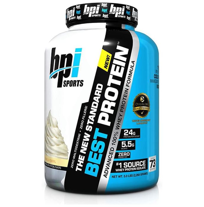 BPI Sports Best Protein Powder Vanilla Swirl - Classic Derma
