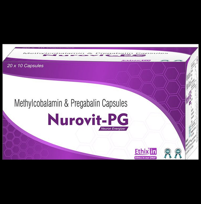 Dr. Ethix's Nurovit-PG Neuron Energizer Capsule (10 Each) - Classic Derma
