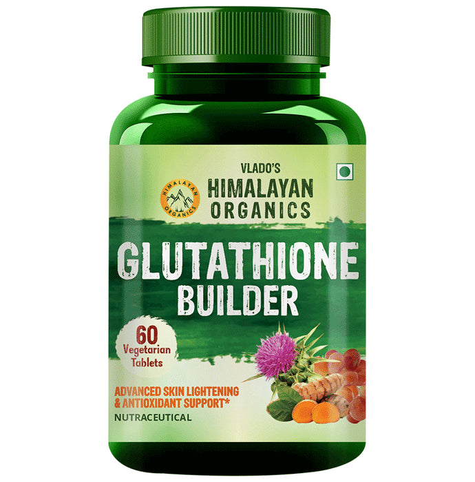 Himalayan Organics Glutathione Builder Vegetarian Tablet - Classic Derma