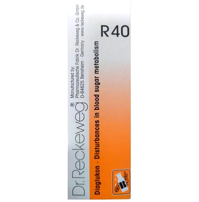 Dr. Reckeweg R40 Diabetes Drop Homeopathic Medicine - Classic Derma
