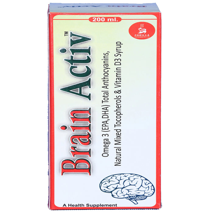 Brain Activ Omega 3 (EPA & DHA) with Vitamin E & D3 - Classic Derma