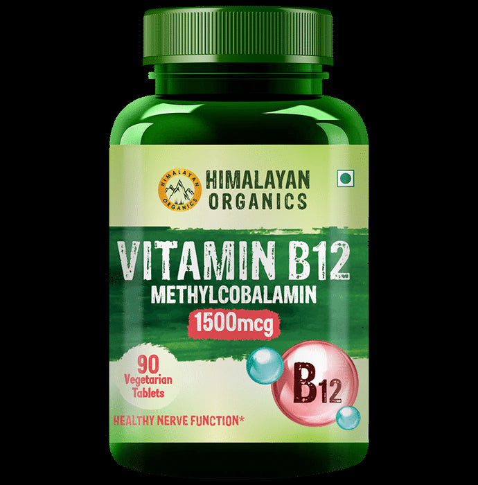 Himalayan Organics Methyl Cobalamin Vitamin B12 Tablet - Classic Derma