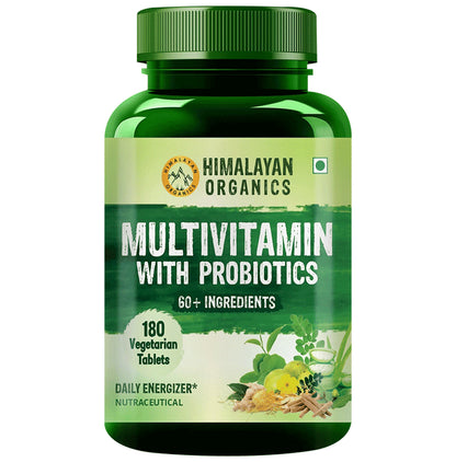 Himalayan Organics Multivitamin with Probiotics for Energy & Digestion | Tablet - Classic Derma