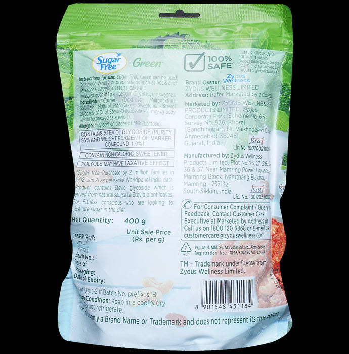 Sugar Free Green Stevia Sweetener Powder