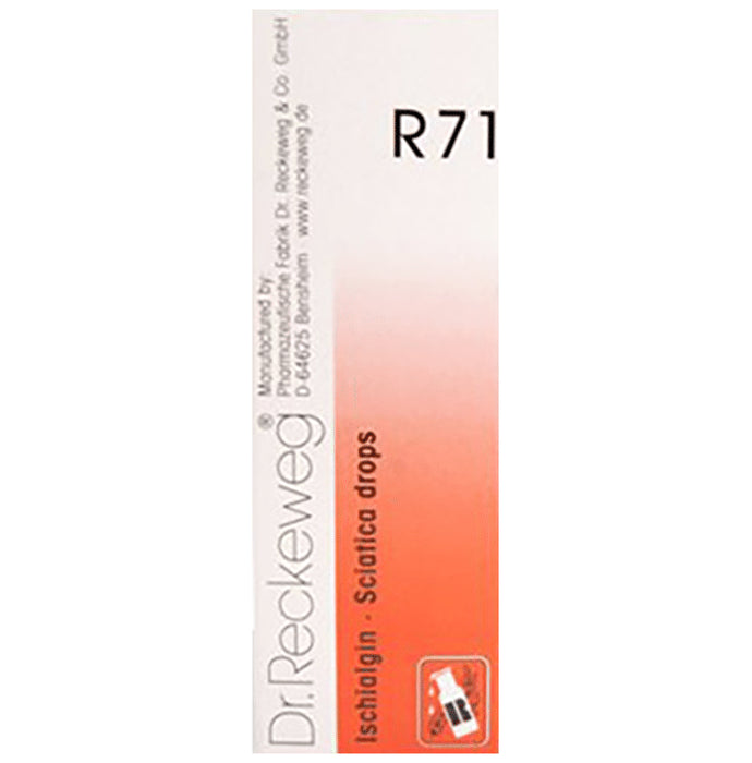 Dr. Reckeweg R71 Sciatica Drop | For Pain Relief - Classic Derma