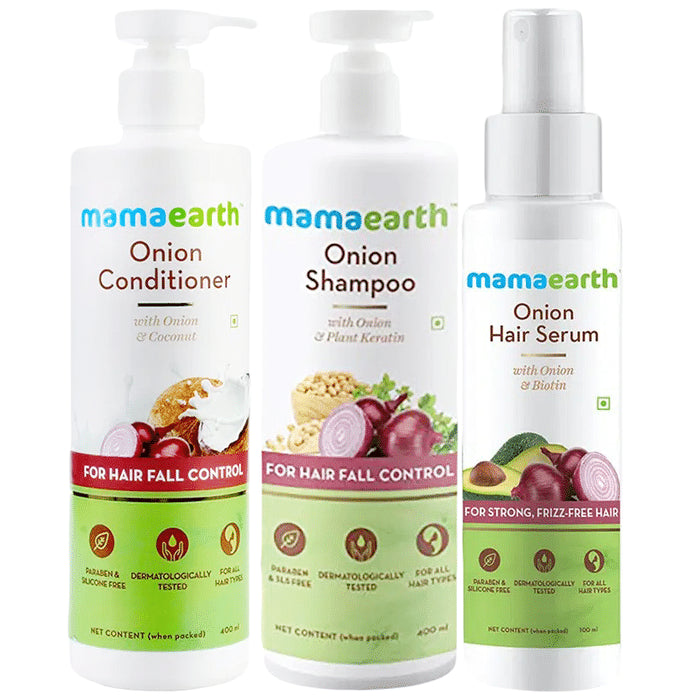 Mamaearth Anti- Hairfall Combo With Goodness Of Onion - Classic Derma