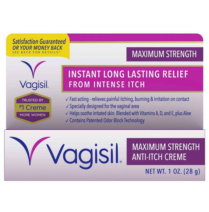 Vagisil Maximum Strength Anti-Itch Cream - Classic Derma