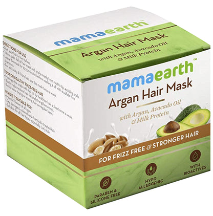 Mamaearth Argan Hair Mask | For Healthy Hair & Scalp - Classic Derma