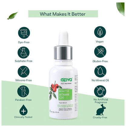 Oziva Bioactive Vitamin C30 Face Serum