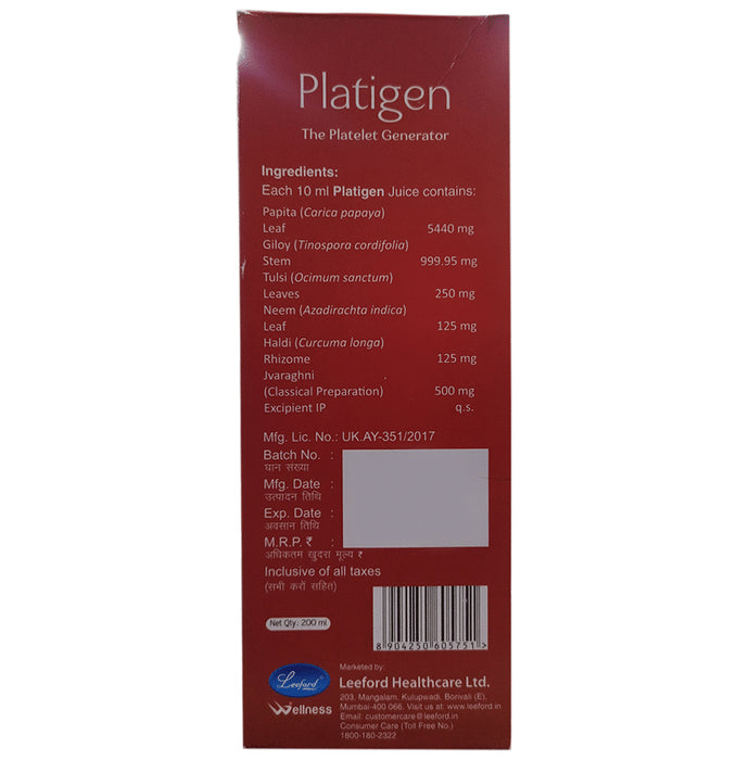 Leeford Platigen Syrup