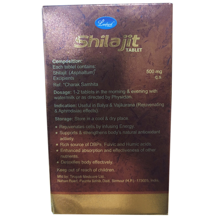 Leeford Shilajit Tablet