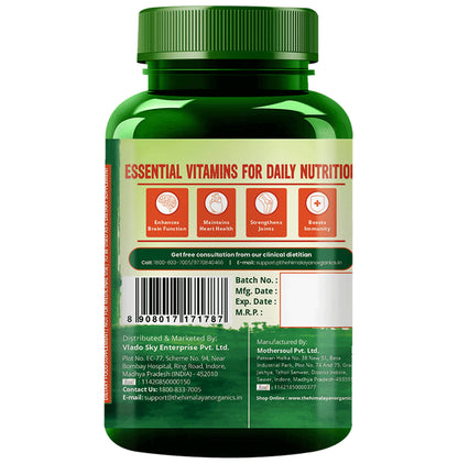 Himalayan Organics Plant Based Multivitamin Omega 3 Vegetarian Capsule