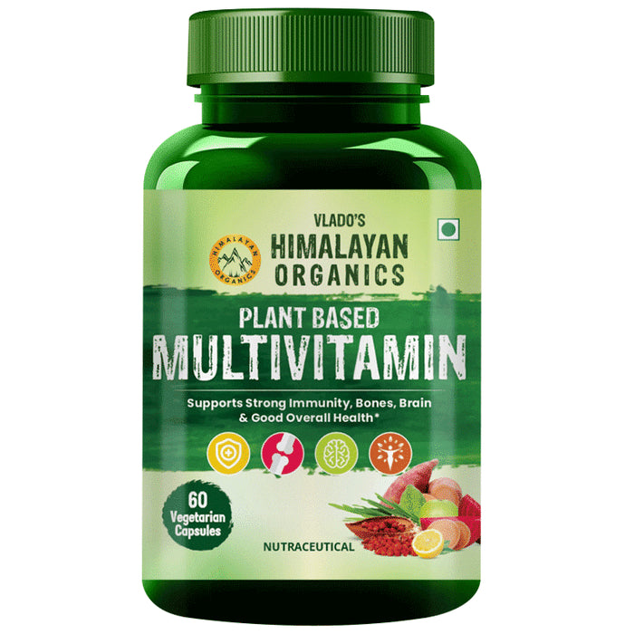 Himalayan Organics Plant Based Multivitamin | Vegetarian Capsule for Immunity, Bones, Joints & Brain Health - Classic Derma