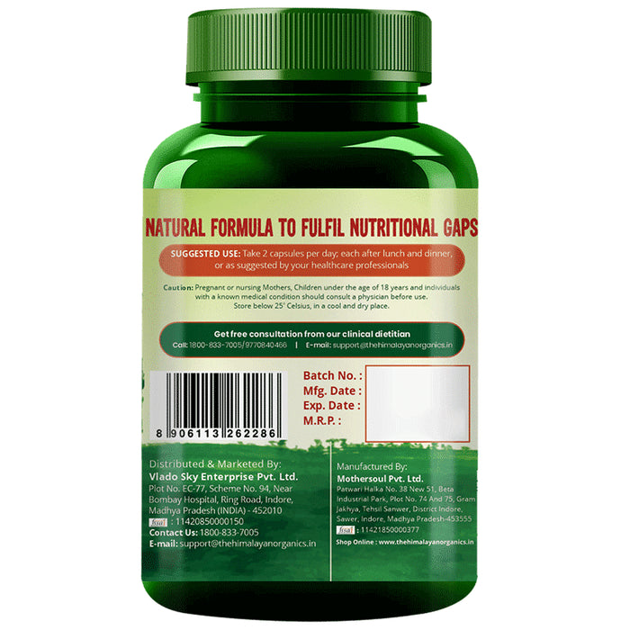 Himalayan Organics Plant Based Multivitamin | Vegetarian Capsule for Immunity, Bones, Joints & Brain Health