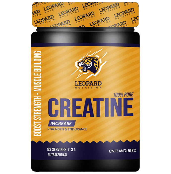 Leopard Nutrition 100% Pure Creatine Unflavoured - Classic Derma