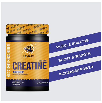 Leopard Nutrition 100% Pure Creatine Unflavoured