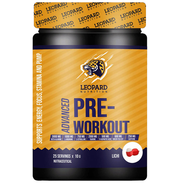 Leopard Nutrition Advanced Pre-Workout Lichi - Classic Derma