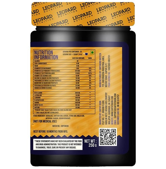 Leopard Nutrition Advanced Pre-Workout Lichi