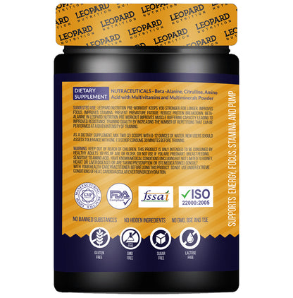 Leopard Nutrition Advanced Pre-Workout Lichi