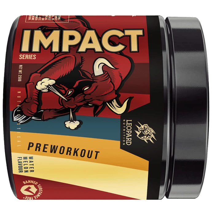Leopard Nutrition Imapct Pre Workout Powder Watermelon - Classic Derma