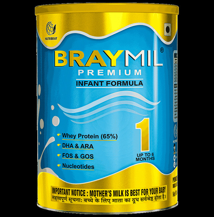 Braymil Premium Infant Formula 1 for Up to 6 Months Powder - Classic Derma