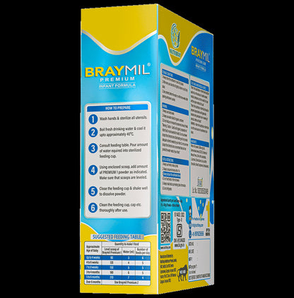 Braymil Premium Infant Formula 1 for Up to 6 Months Powder