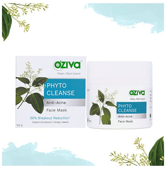Oziva Phyto Cleanse Anti-Acne Face Mask - Classic Derma