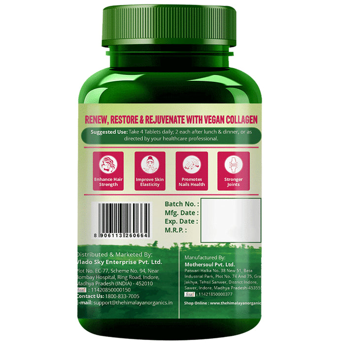 Himalayan Organics Vegan Collagen Vegetarian Tablet