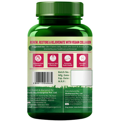 Himalayan Organics Vegan Collagen Vegetarian Tablet