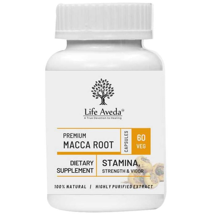 Life Aveda Premium Macca Root Veg Capsule - Classic Derma