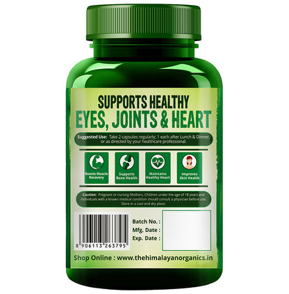 Himalayan Organics Vegan Omega 3-6-9 | Vegetarian Capsule for Eyes, Joints & Heart