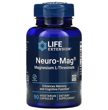 Life Extension Neuro-Mag Magnesium L-Threonate Vegetarian Capsule - Classic Derma