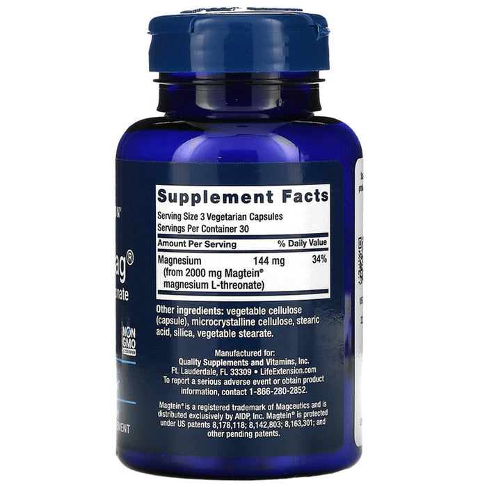 Life Extension Neuro-Mag Magnesium L-Threonate Vegetarian Capsule