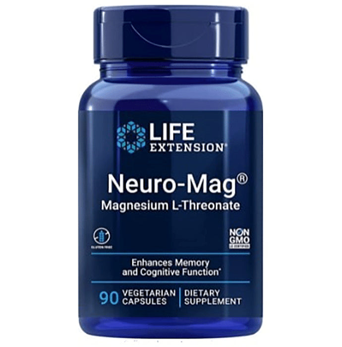 Life Extension Neuro-Mag Vegetarian Capsule | Enhances Memory & Cognitive Functions - Classic Derma
