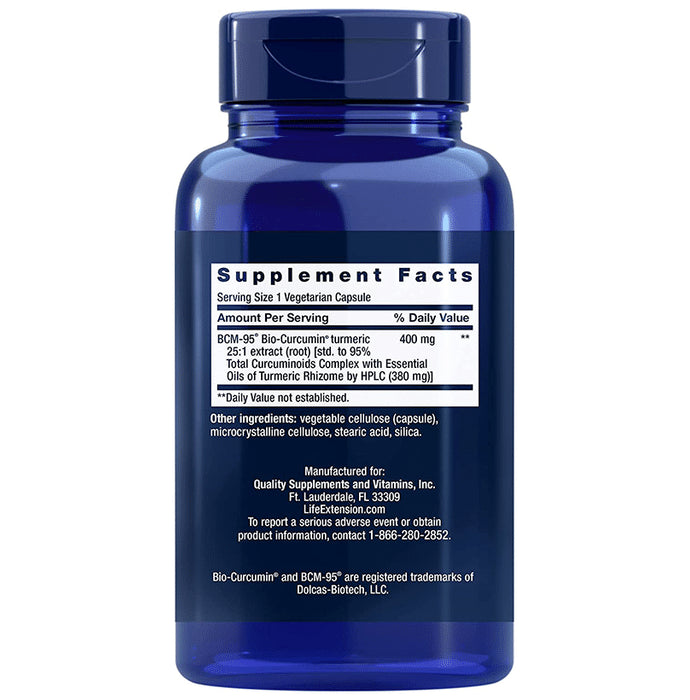 Life Extension Super Bio-Curcumin (60 Vegetarian Capsules Each)