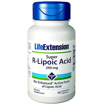 Life Extension Super R-Lipoic Acid 240mg Vegetarian Capsule - Classic Derma