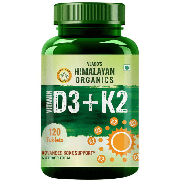 Himalayan Organics Vitamin D3 + K2 as MK7 Tablet - Classic Derma