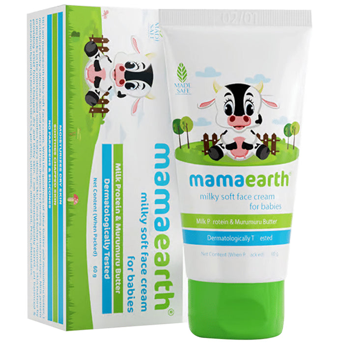 Mamaearth Milky Soft Baby Face Cream - Classic Derma