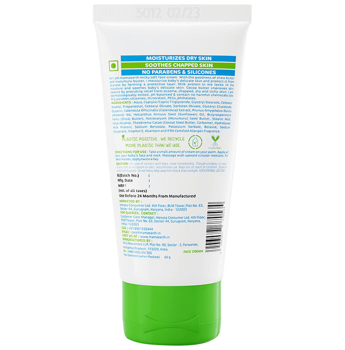 Mamaearth Milky Soft Baby Face Cream
