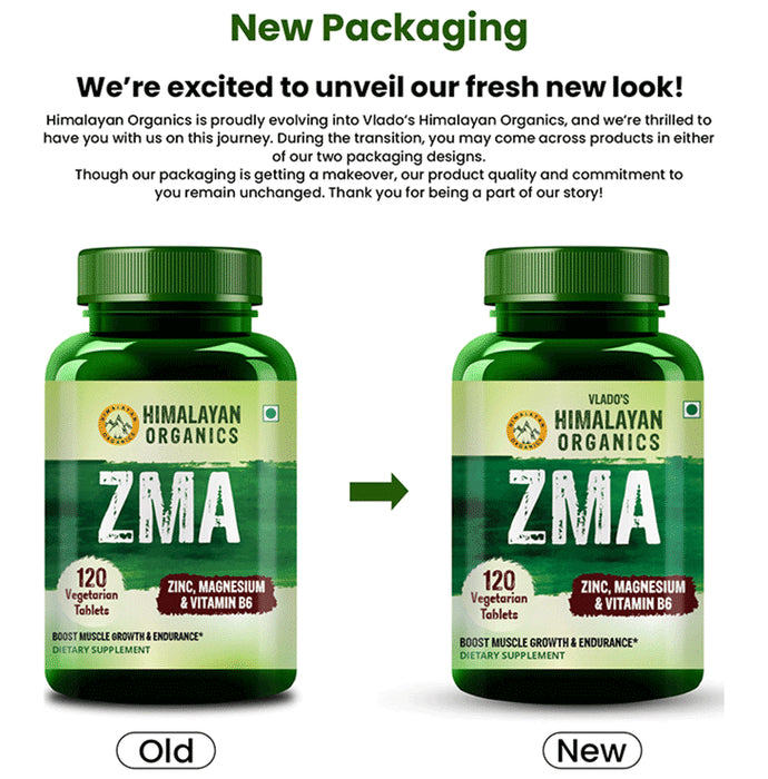 Himalayan Organics ZMA Vegetarian Tablet