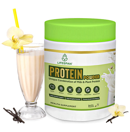 Lifespan Protein Powder | Plant Based Pea|Multivitamin| Vanilla