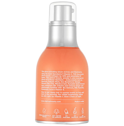 Light Up Blaze Vitamin C Glow Serum for Glowing Skin | Fades Pigmentation & Dullness | Vitamin C, Hyaluronic Acid & Alpha Arbutin