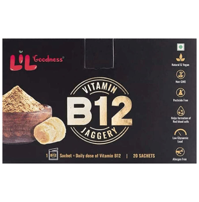 Lil Goodness Vitamin B12 Jaggery Sachet (5gm Each) - Classic Derma