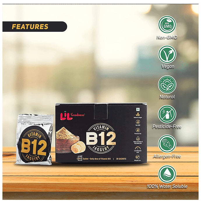 Lil Goodness Vitamin B12 Jaggery Sachet (5gm Each)