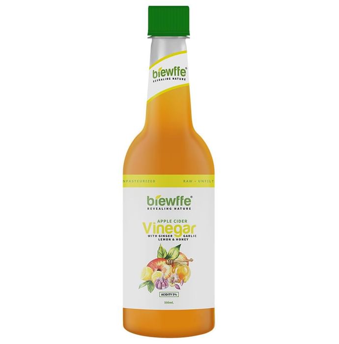 Brewffe Apple Cider Vinegar with Ginger Garlic Lemon & Honey - Classic Derma